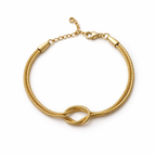 Knot Armband gold und silber