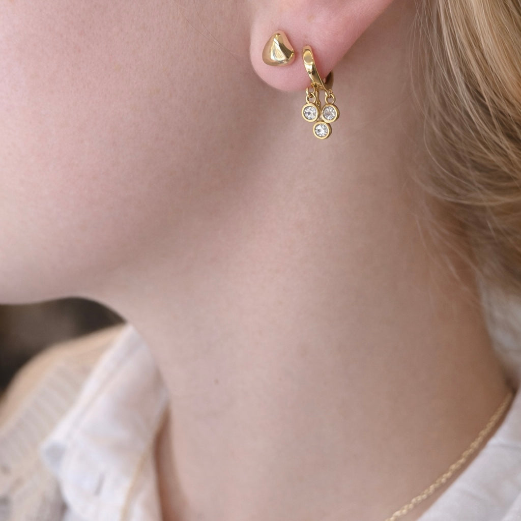 18K vergoldete Pirpir Ohrringe