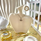 Swan Halskette Gold und Silber