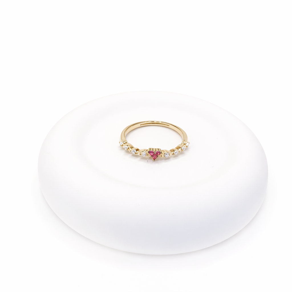 18K Felicia verstellbarer Ring Gold