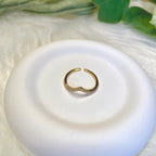 18K Purea verstellbarer Ring Gold