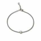 Eloria Armband silberfarben mit Stein