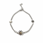 Vionne Armband mit Gänseblümchen und Steinchen