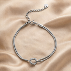 Knot Armband gold und silber
