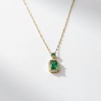 18K Emerald Royal Halskette