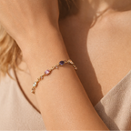 LALE Gold Bunt Armkette