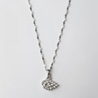 Swan Halskette Gold und Silber