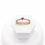 18K Felicia verstellbarer Ring Gold