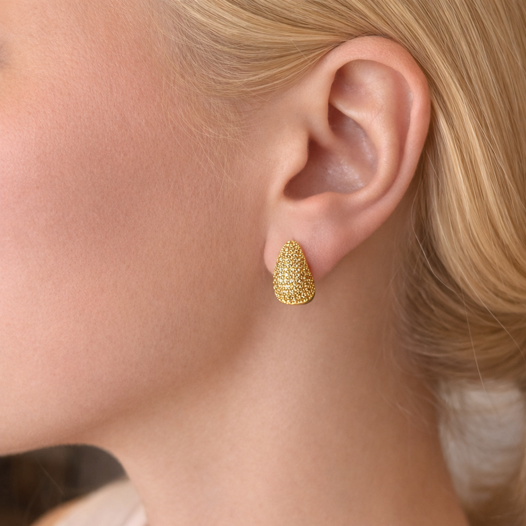 Tear Ohrringe vergoldet