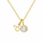 ZODIAC Taurus Halskette mit Geburtsstein 316L