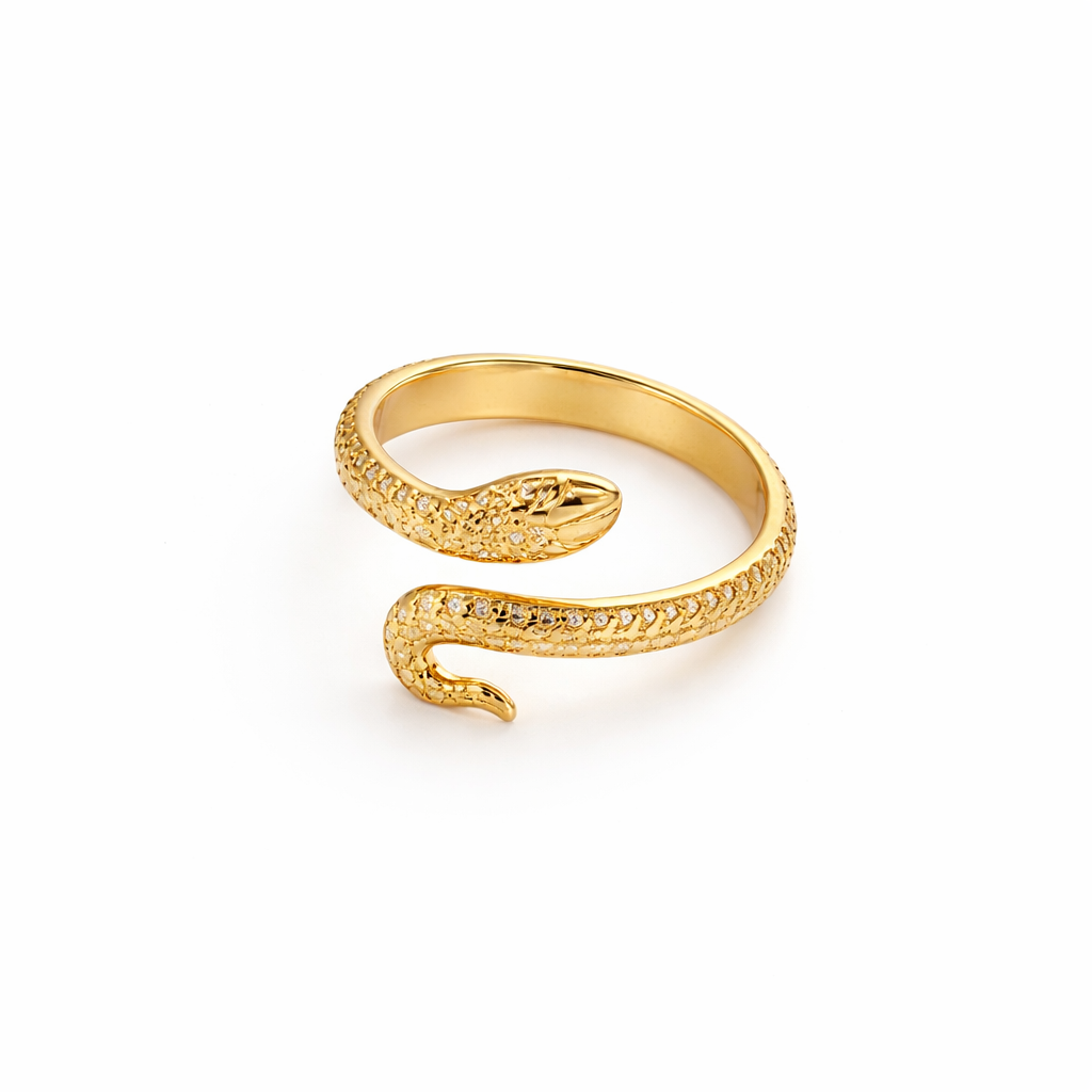 SERPENT 18K Coil Ring