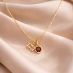 ZODIAC Aquarius Ametheyst Halskette 316L