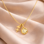 ZODIAC Sagittarius Halskette mit Geburtsstein 316L