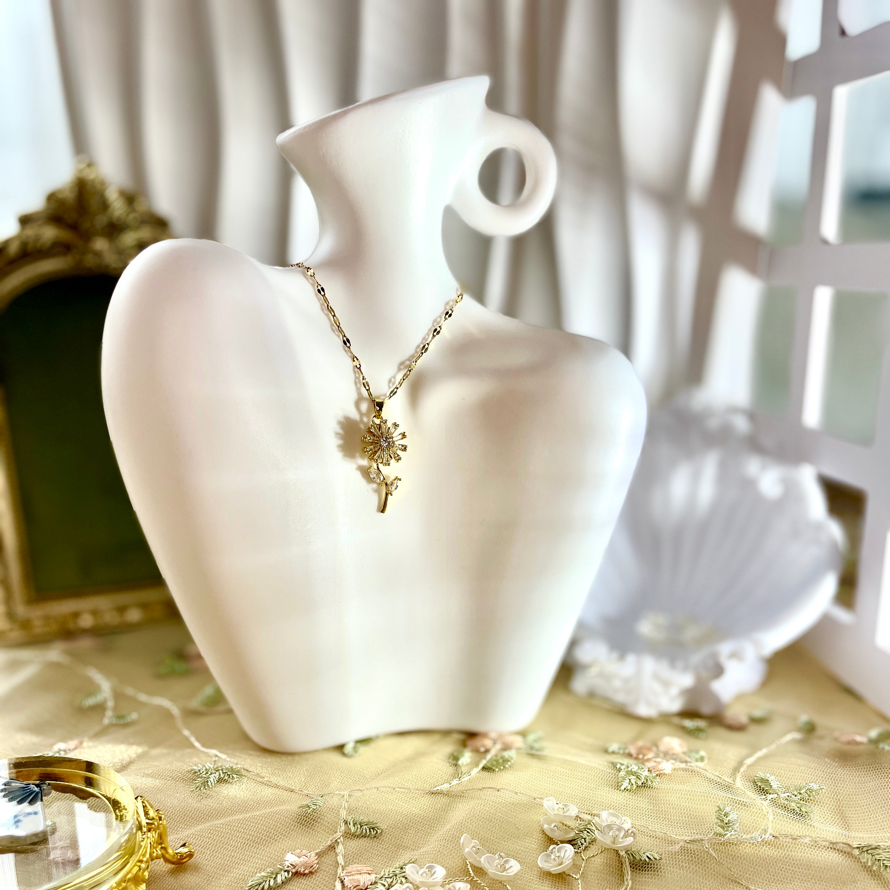18K Flora Halskette