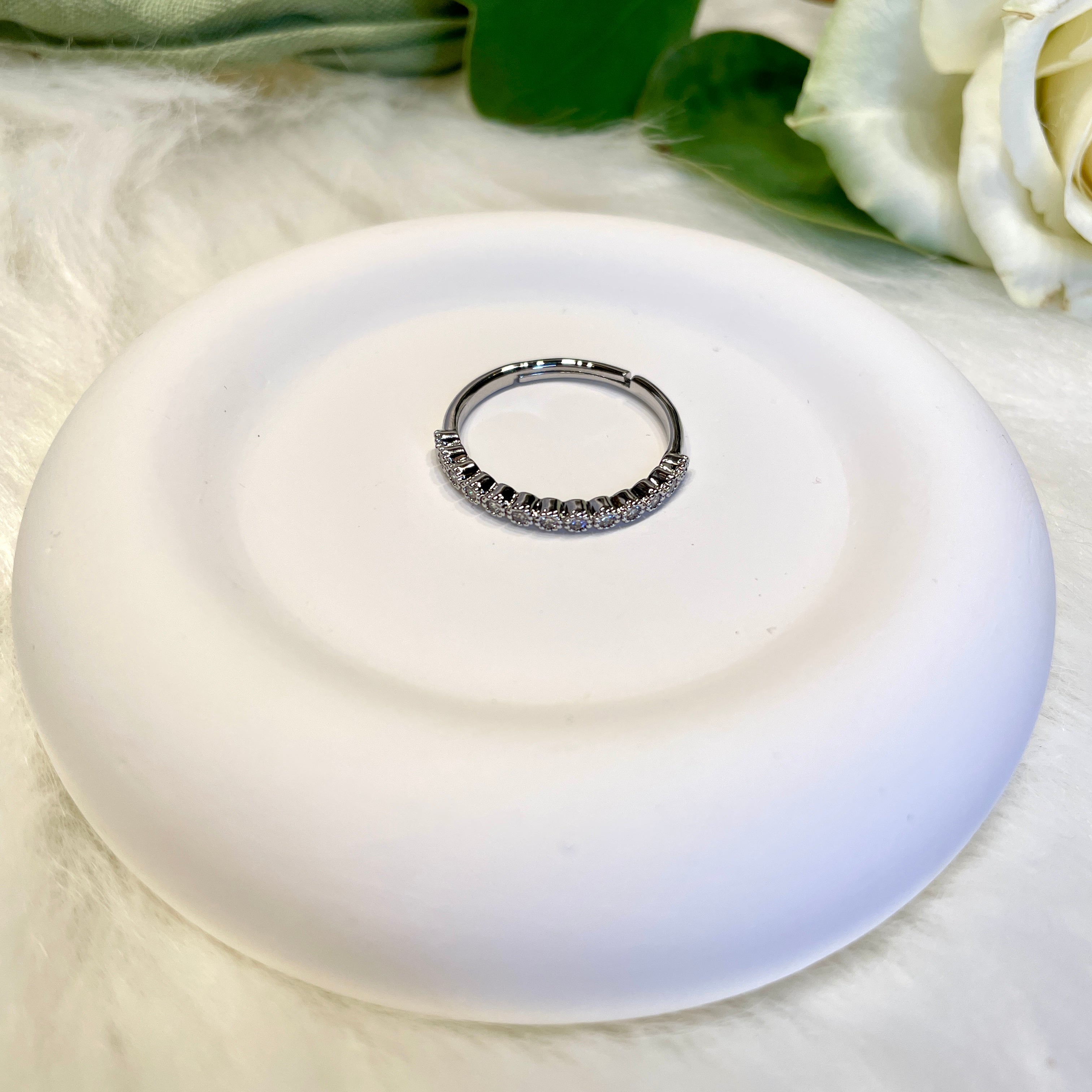 Valerie Verstellbarer Ring Silber