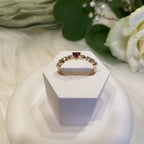 18K Felicia verstellbarer Ring Gold