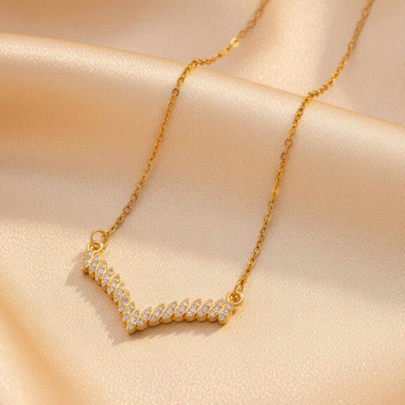 Seraphina Halskette Gold und Silber