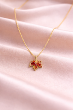 Golden Leaf Halskette