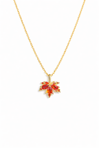 Golden Leaf Halskette