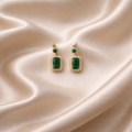 18K Emerald Royale Ohrringe