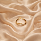 18K Purea verstellbarer Ring Gold