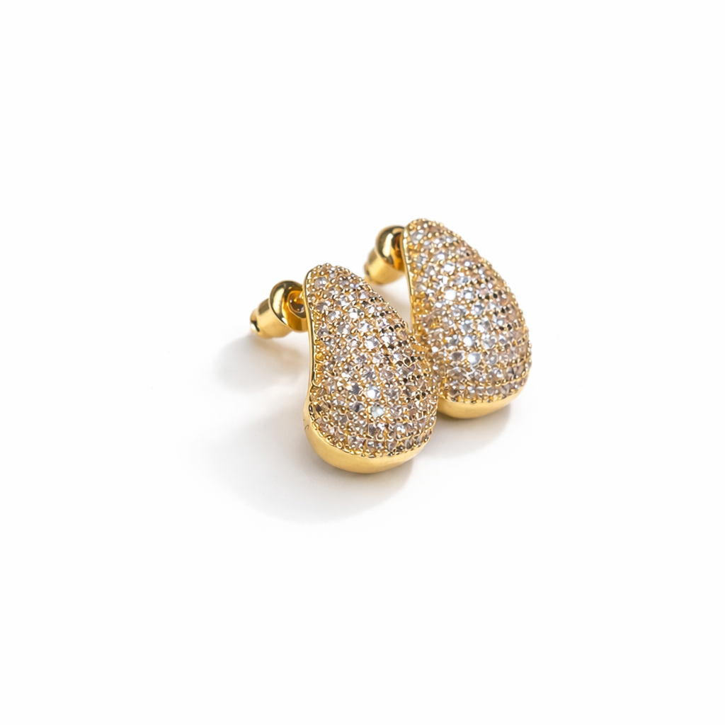 Tear Ohrringe vergoldet