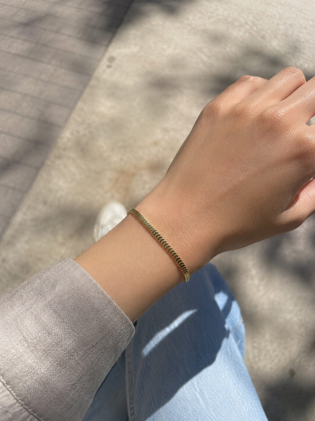 Veloura Armband vergoldet